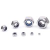HAUSPROFI 170 Pcs Lock Nuts A2 Stainless Steel Locknut, 8
