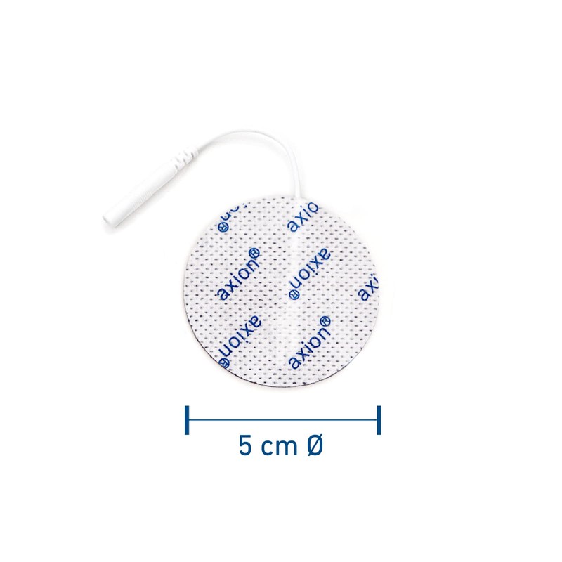 16 Round axion Electrode Pads Diameter 50 mm - EMS