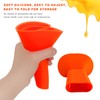ZNDAW UTV Oil Funnel, Flexible Silicone Fuel Change Funnels Compatible