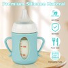 Silicone Sleeves for Pigeon Baby Bottles 5.4oz,Anti Breakage Glass Baby