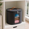 Barelove Hat Box - Felt Large Round Hat Storage Box