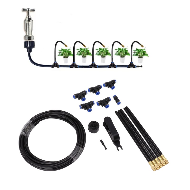 Garden Drip Irrigation Kit 360 Degree Adjustable Watering System Universal