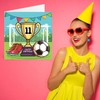 11th Birthday Card Boy - Champions Winners Trophy - Football