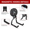 3-H Heavy Duty Magnetic Hooks,No-Drill Garage Power Tool Holder, 2