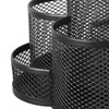 Mesh Desk Organizer 7 Compartments 360 Degree Rotating Multifunctional Pen
