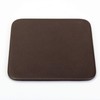 Dacasso Chocolate Holder Brown Leather 10 Square Coaster Set