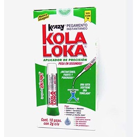 Kolaloka - Pegamento Instantaneo Kolaloka K-1 Verde 2 Gms. C/10