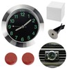 ZJIVQO Car Dashboard Clock, Mini Luminous Car Clocks, Universal Automotive
