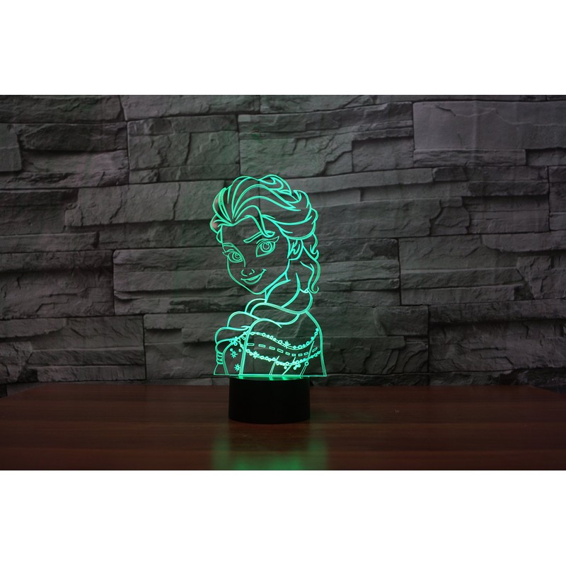 Hologram 3D Lamp Creative Night Light, LED Light for Kid's