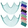 ZUEXT Aqua Decorative Fishing Net 80x40 Inch, 2 Pack Large