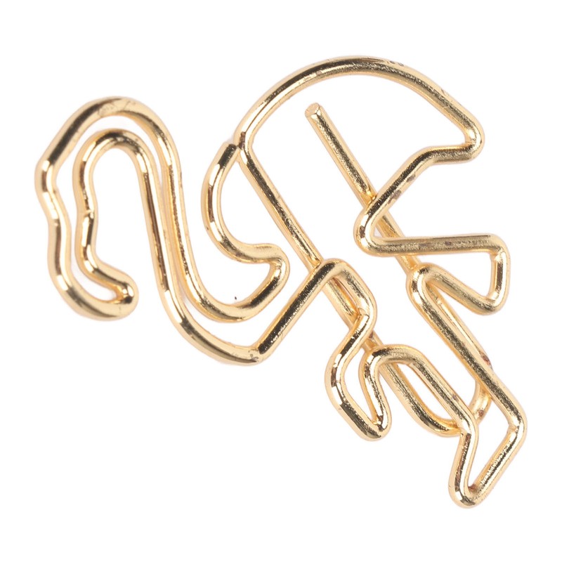 100pcs Flamingo Paper Clip Cute Animal Shape File Note Page