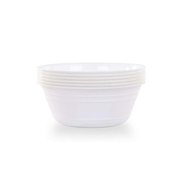 Mintra Home Snack Bowls (Medium 6pk (1.8L), White)