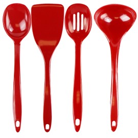 Reston Lloyd Calypso Basics Utensil Set of 4, Red