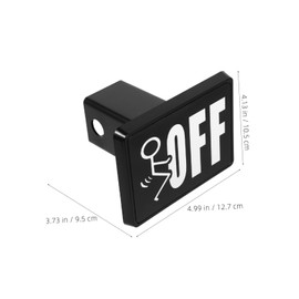 iplusmile Trailer Hitch Cover Tow Cap for Trucks Rvs Protects Hitch Receiver Sleek Design Easy Installation Trailer Hook Clean Secure