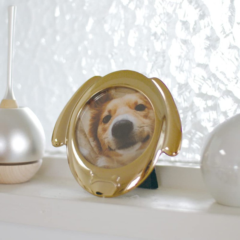 Coco Gold Dog Photo Frame, Interior Frame, Stylish, Gold, Dog,