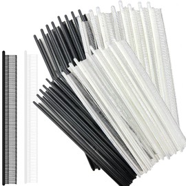 Tagging Gun Fasteners Kit, 4000pcs Micro Fasteners for Fine Stitch Tag Gun, Include 2000 Black Micro Fasteners and 2000 White Micro Fasteners for Mini Stitch Tag Gun (Not for Standard)