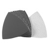 TA-VIGOR 10Pcs 1000 Grit Triangular Sandpaper, 90mm Hook and Loop
