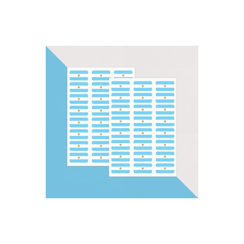PAPERZIP - Argentina Flags (Argentine Republic, Bandera Argentina) – 48