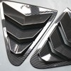 ZiWen 2X Sport Style Quarter Window Scoops Louvers for Subaru