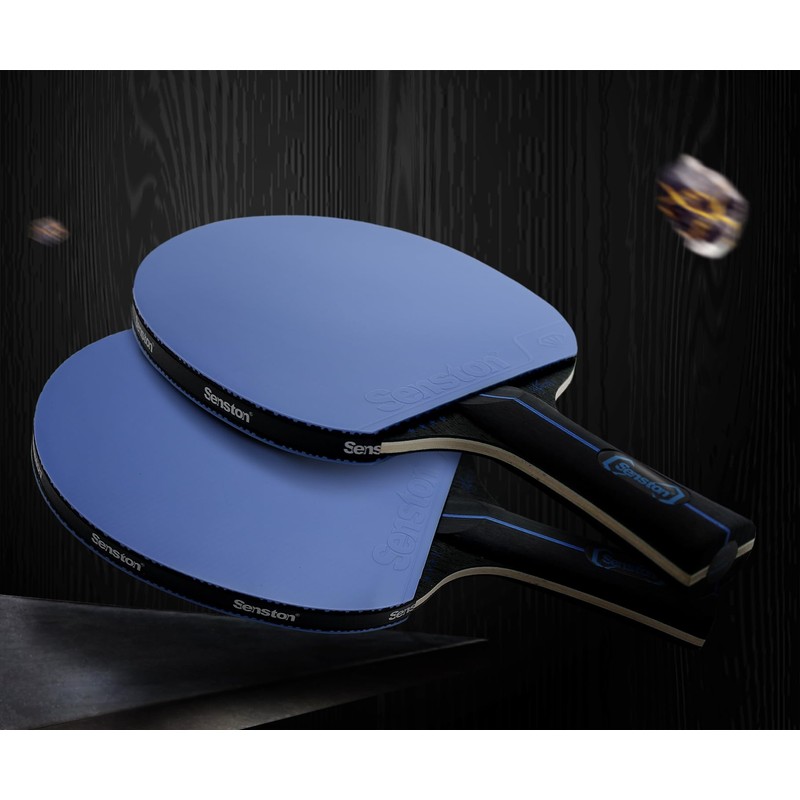 Senston Professional Table Tennis Rabbit, Table Tennis Balles, 2 Table