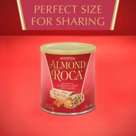 Almond Roca Pack of 1-10oz Individually Wrapped Chocolate Candy - Original Buttercrunch Toffee with Almonds - Gluten Free, Kosher, Chocolate