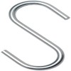 Merriway BH01896 (6 Pcs) Steel Kitchen S-Hook, BZP 50 x