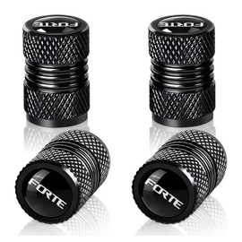 Car Wheel Tire Valve Stem Caps Aluminum Alloy Tire Air Caps Cover Compatible with Forte Accessories