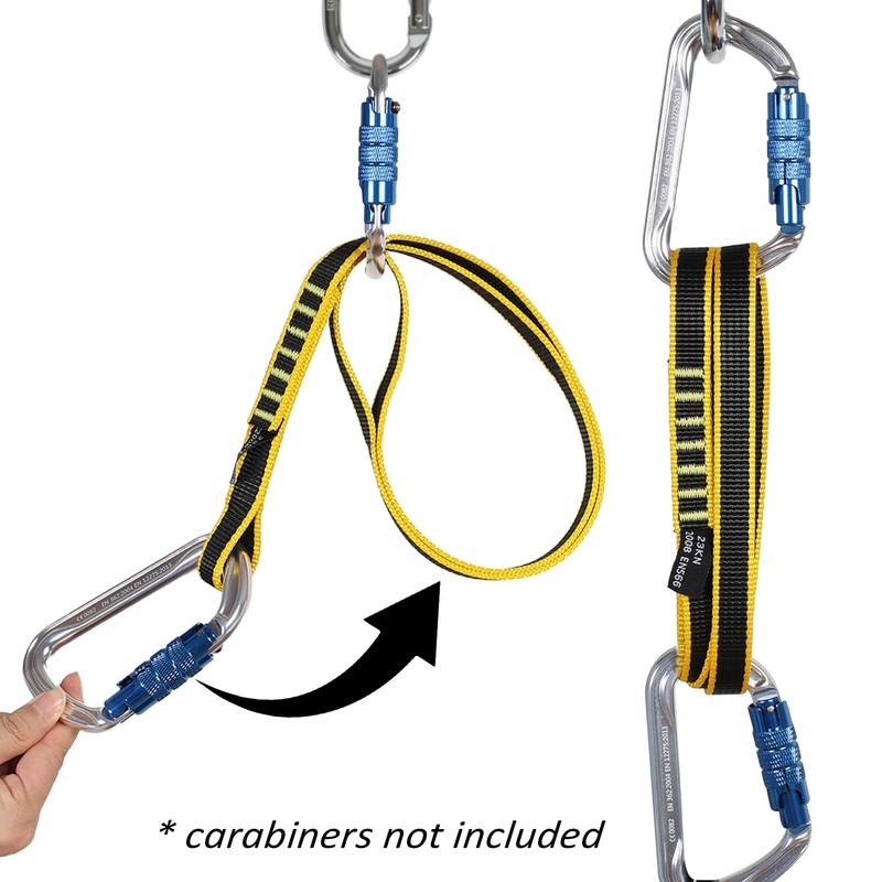 KLYTORX 18mm Nylon Climbing Sling Runner 23KN CE2008/EN566 Certified -