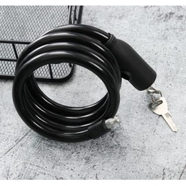 Saraoriginalshop Spiral Lock for Bicycles, Motorcycles, Electric Scooters, 2 Sizes, Blue (10 x 600 mm)