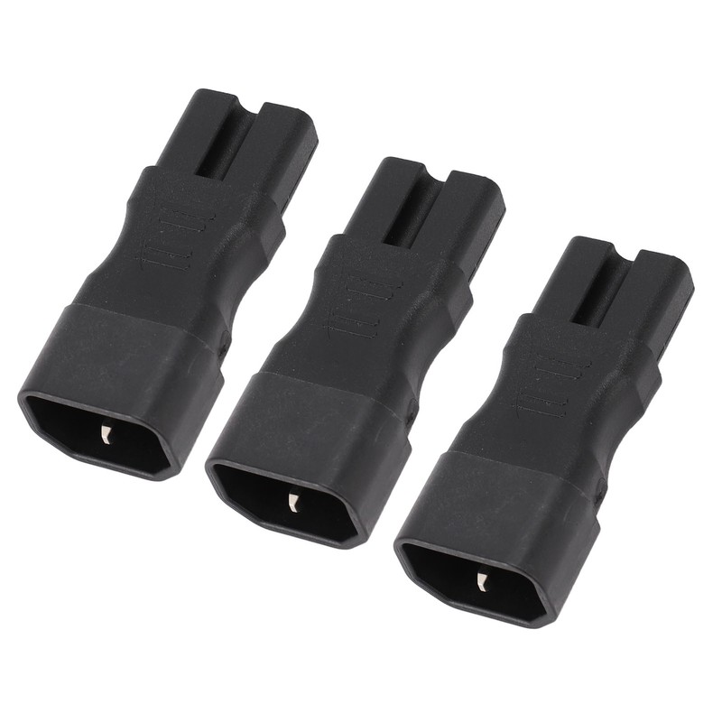3PCS Comb Power Adapter IEC320 C14 to C15 PVC and