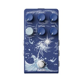 Klowra Limbo Reverb Digital Pedal for Electric Guitar - Guitar Effects Pedal with 9 Stereo Ambient Reverb Types, Analog Dry Through, True Bypass, Freeze & Infinity, Expression Pedal Support