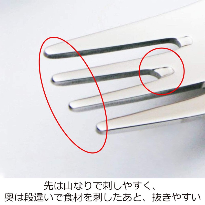 Noji Fork Lunch Straight CUT-SU-02 Silver