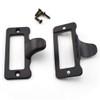 Antique Label Holder Pull Handle, OZXNO 10-Pack Vintage Black Zinc