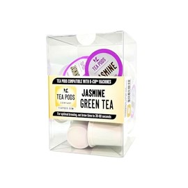 Jasmine green tea pods, single-serving tea capsules compatible with K-Cup brewing machines