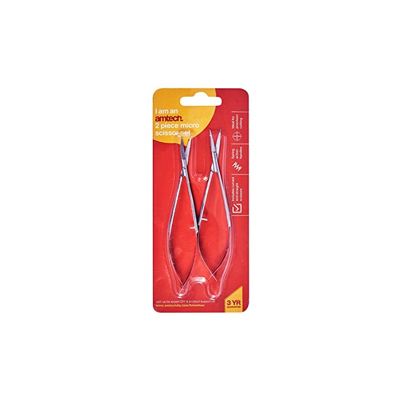 Amtech R0272 2 Piece Micro Scissors Set