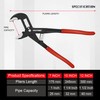 HAUTMEC 3PCS Tongue and Groove Joint Pliers Set,Auto-Adjusting Quick-Action Water