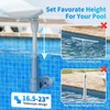 Klleyna Swimming Pool Fountain for Above & In-Ground Pools, Pool