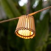 OKINAWA Fairy Lights Outdoor Jute Cable L8 m Brown New