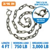 Stainless Steel Anchor Chain, Marine Grade Boat Accessories with Double