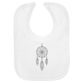 Azeeda 'Dream Catcher' Soft Cotton Baby Bib (BI00064544)