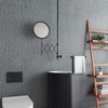 LACHEERY Gray Knitted Woven Wallpaper Grey Fabric Contact Paper 160