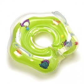 Thick Inflatable Baby Neck Swim Ring with Mandala Plum Blossom Design (LF1825) Random 3ea