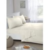 Extra Large Cream Pillowcase Pair 22"x 31" / Extra Large