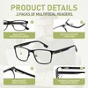 Ricafirla Progressive Multifocal Reading Glasses Men Multifocus Transition Trifocal Readers