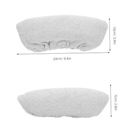 SAFIGLE Portable Underarm Crutch Pad Comfortable Reusable Crutch Cover Grey Dual Layer Padding for Enhanced Support and Pressure Relief Easy to Clean and Replace