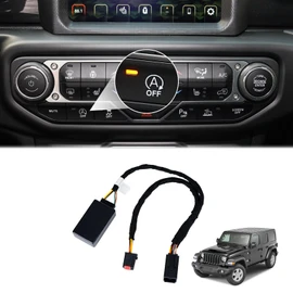 Auto Start Stop Eliminator for 2018-2024 Jeep Wrangler JL & 2020-2024 JT, Engine Start-Stop System Bypass, Automatic Stop-Start Canceller