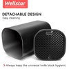 Universal Knife Block for Kitchen, WELLSTAR Knife Holder without Knives,