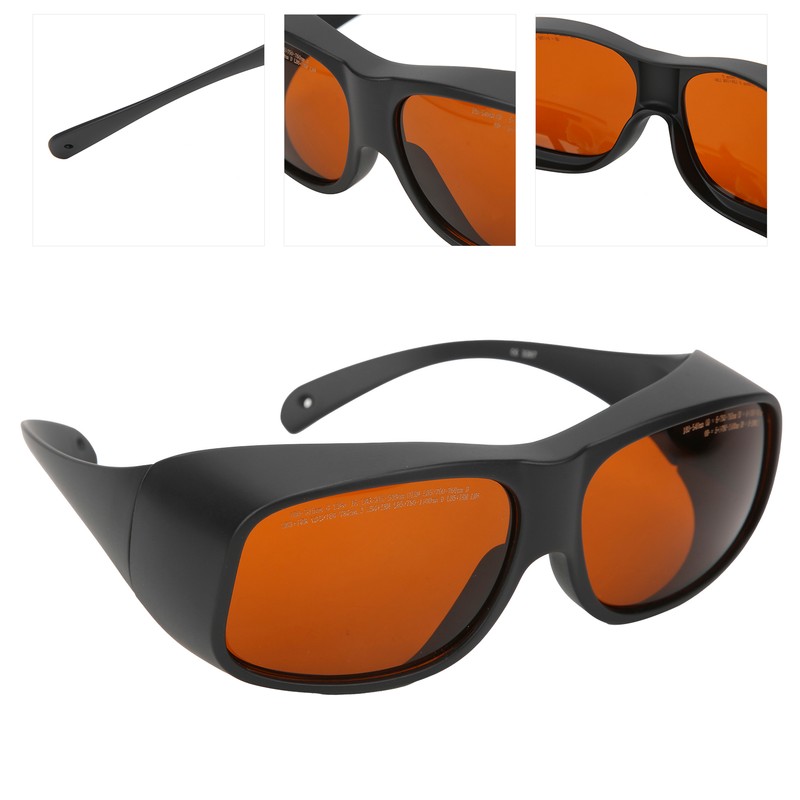 Safety Laser Glasses 532nm 1064nm Wavelength Protective Goggles Wearproof for