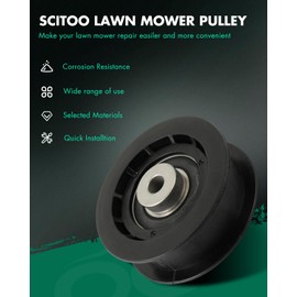 SCITOO Lawn Mower Idler Pulley Fits for Toro for EXMARK 106-2176