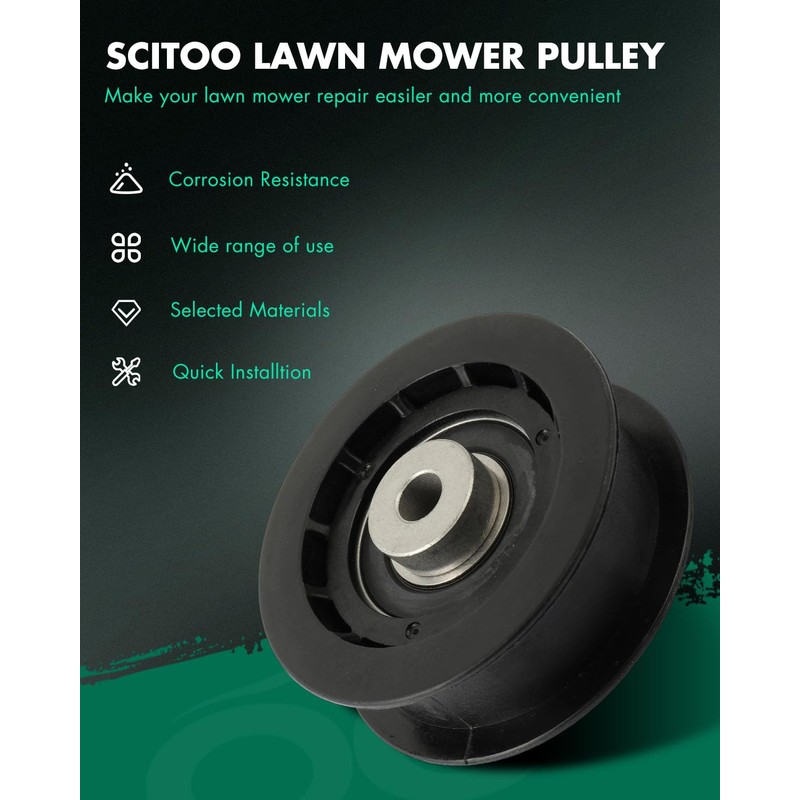 SCITOO Lawn Mower Idler Pulley Fits for Toro for EXMARK